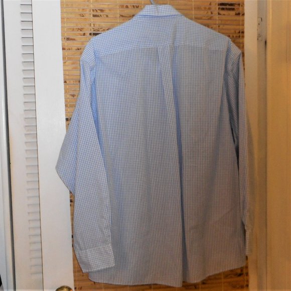 Club Room Men's Regular Fit Button-Down Cotton Blend Shirt (*Tag Size: 18 34/35) - Picture 6 of 7